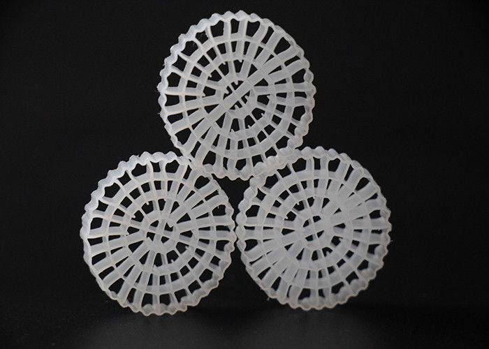 높은 표면 면적 K1 필터 매체 흰색 처녀 HDPE 물질 에너지 절약