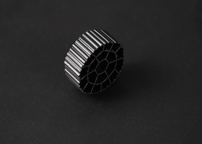 버진 HDPE 물질 MBBR 필터 미디어 바이오 필터 25mm X12mm 크기 600m2/m3 표면