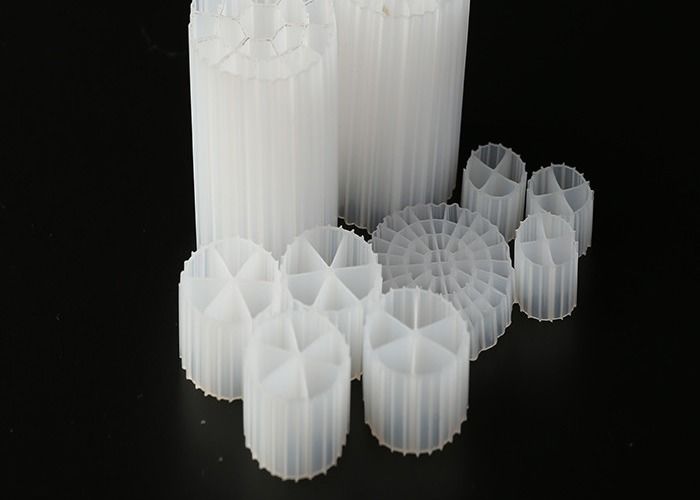 자기 청소 수산물 K1 필터 매체 MBBR 필터 매체 19 홀 번호