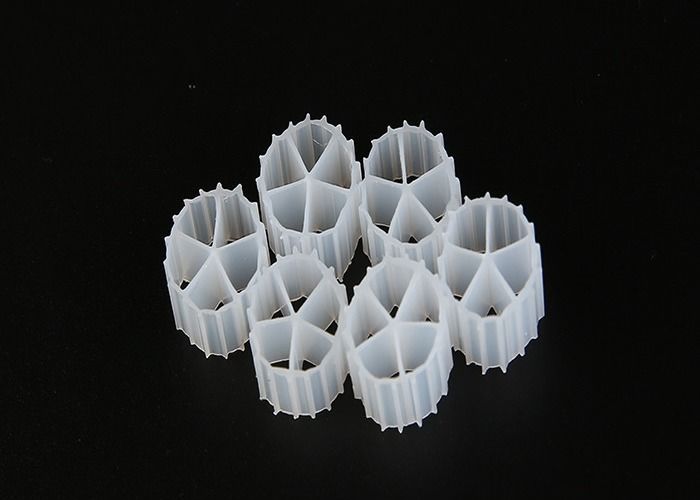 하수물 이동 침대 바이오 셀 필터 매체 낮은 에너지 소비 10mm X 7mm 크기