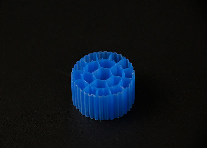 19 방 PE05 HDPE 물질 MBBR 필터 매체 파란색