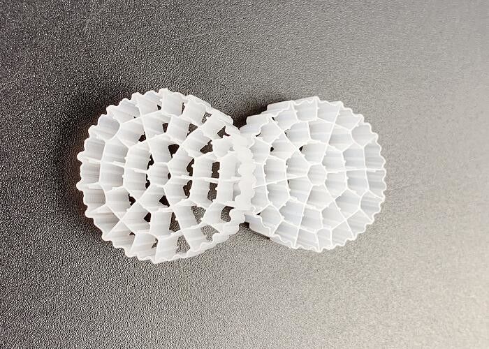 바이오튜브 MBBR 플라스틱 필터 매체 800m2/M3 큰 표면