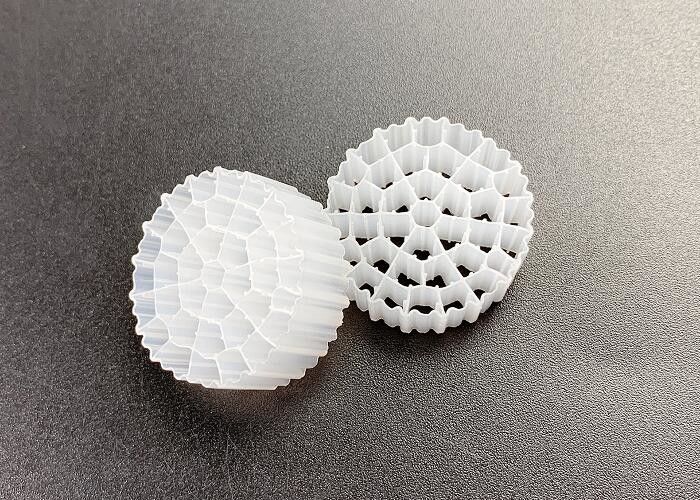 바이오튜브 MBBR 플라스틱 필터 매체 800m2/M3 큰 표면