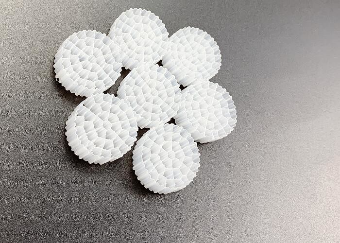 플라스틱 바이오 미디어 공기 장비 IFAS MBBR K1 필터 미디어 흰색