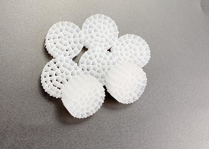 폐수 필터 매체 MBBR 이동 침대 바이오 필름 원자로 HDPE