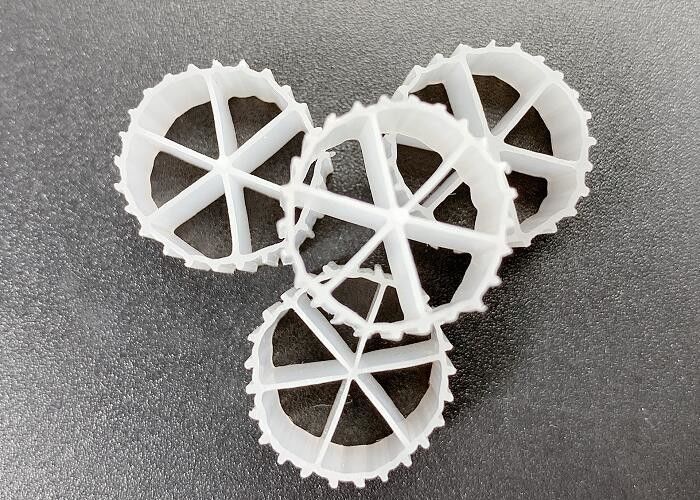 MBBR 믹싱 이동 침대 바이 필름 원자로 HDPE 물질 MBBR K1 필터 미디어 FDA 안전