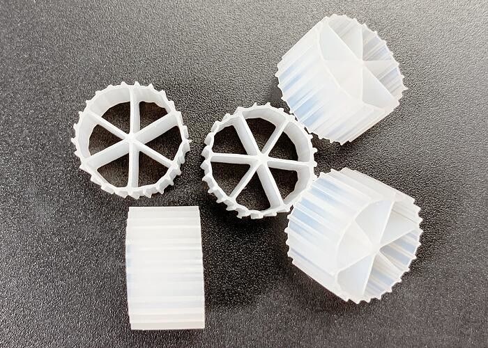 MBBR 믹싱 이동 침대 바이 필름 원자로 HDPE 물질 MBBR K1 필터 미디어 FDA 안전