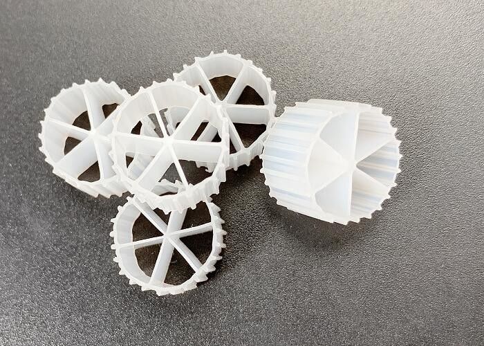 이동 베드 바이오 필름 원자로 공기 탱크 떠 있는 칼드네스 필터 미디어 처녀 HDPE