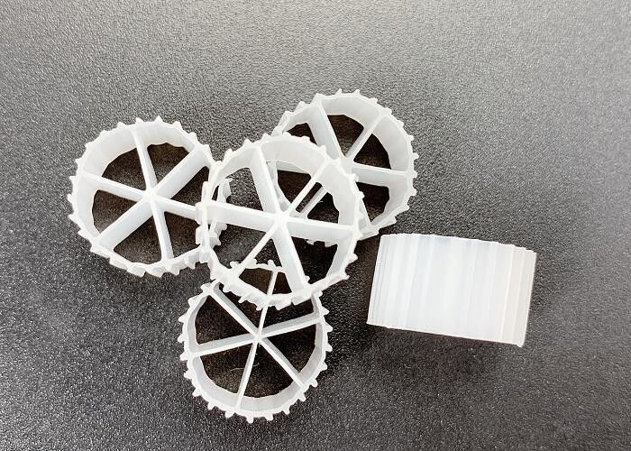 이동 베드 바이오 필름 원자로 공기 탱크 떠 있는 칼드네스 필터 미디어 처녀 HDPE