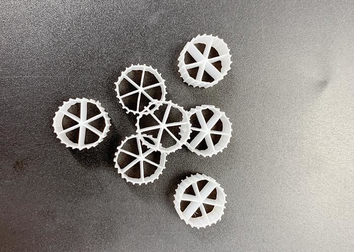 화이트 컬러 FDA 안전 HDPE 물질 이동 침대 바이오 필름 원자로 수명 15 년