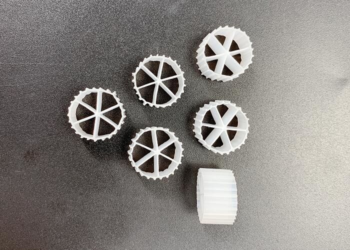 화이트 컬러 FDA 안전 HDPE 물질 이동 침대 바이오 필름 원자로 수명 15 년