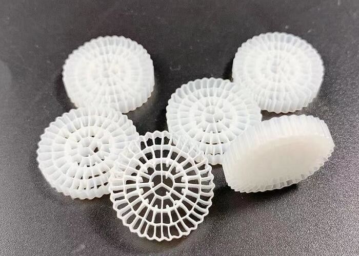HDPE Mbbr 수송물 바이오 필터 어림 농장 서스펜딩 베드 25x4MM