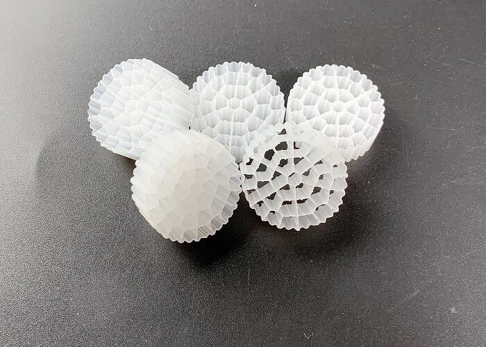 PE37 하얀색 이동 침대 바이오 필름 원자로 A/O 기술 COD BOD 이동