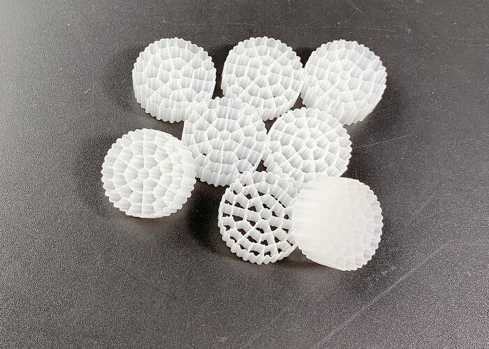 화이트 컬러 SBR 공정 수처리 MBBR 필터 매체 ROHS REACH