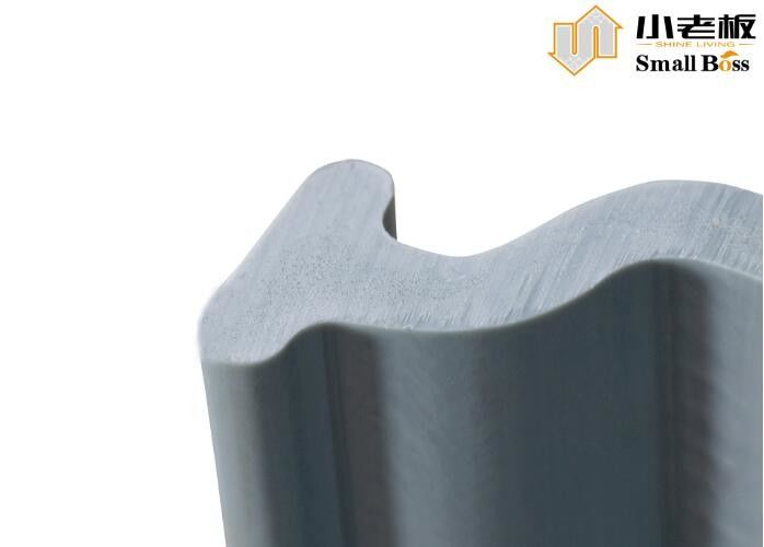 회색 비닐 PVC 시트 스파일 맞춤형 Z 타입 추출