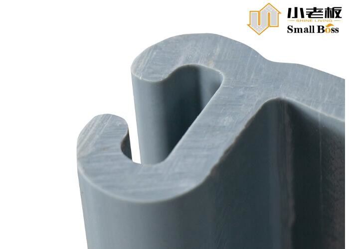 회색 비닐 PVC 시트 스파일 맞춤형 Z 타입 추출