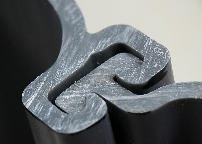 회색 비닐 PVC 시트 스파일 10MM 두께 U 타입