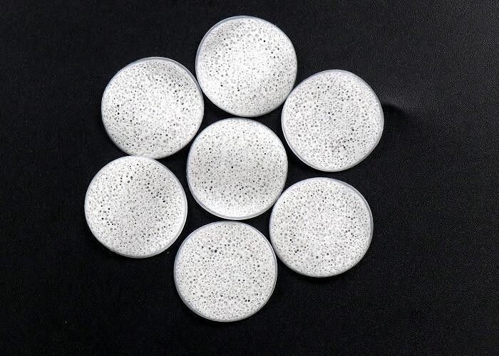 바이오 칩 바이오 튜브 필터 미디어 흰색 둥근 평면 조각