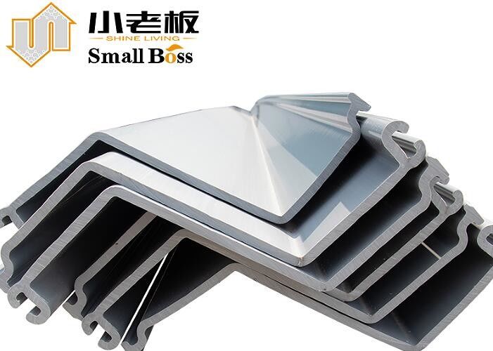 회색 비닐 PVC 시트 스파일 맞춤형 홍수 보호 Z 타입 진압