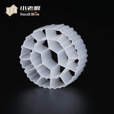 흰색 MBBR 필터 매체 K3 HDPE RAS 매체 부동